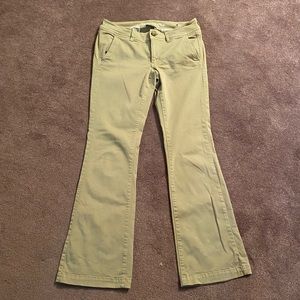 AE stretch khaki, size 6